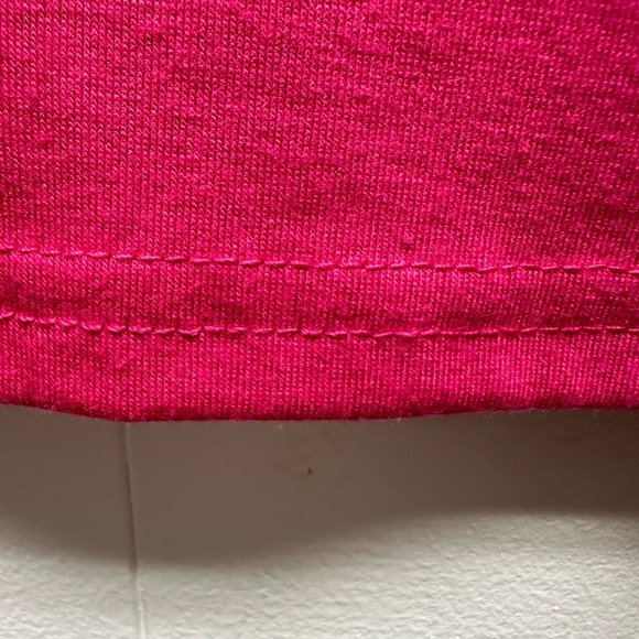 EUC! Elings Women’s Sz M Pink Pullover Tank Top With Cold Shoulder Straps, V565 - Picture 6 of 10